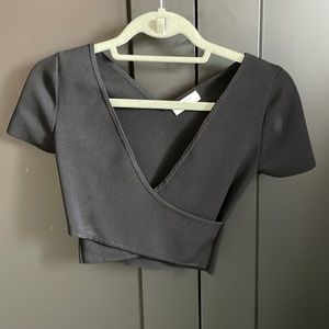Babton Black Crop Top S